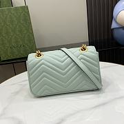 Gucci GG Marmont Light Green Size 22 x 13 x 6 cm - 4