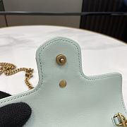 Gucci GG Marmont Light Green Mini Size 11 x 16.5 x 4.5 cm - 3