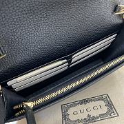 Gucci GG Emblem Chain Bag Black Size 21 x 12.5 x 4 cm - 2