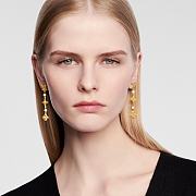 Louis Vuitton Earrings Pearl Gold  - 6