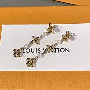 Louis Vuitton Earrings Pearl Gold  - 2