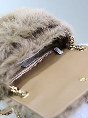  YSL Niki Large Shearling Shoulder Bag Size 28 × 21 × 8.5 cm - 2