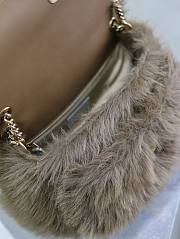  YSL Niki Large Shearling Shoulder Bag Size 28 × 21 × 8.5 cm - 3