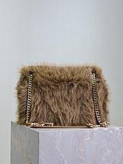  YSL Niki Large Shearling Shoulder Bag Size 28 × 21 × 8.5 cm - 6