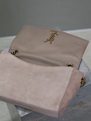 YSL Kate Reversible Suede & Plain Leather Bean Paste Color Suede Size 28.5 x 21 x 6 cm - 3