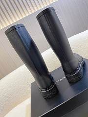 Chanel Rain Boots Black - 4