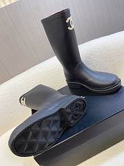 Chanel Rain Boots Black - 2