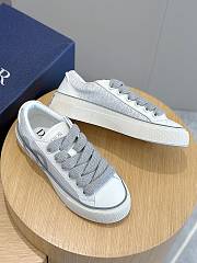 Dior B33 Sneaker Gray Smooth Calfskin  - 5