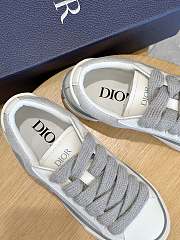 Dior B33 Sneaker Gray Smooth Calfskin  - 3