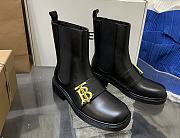 Burberry Black Boots - 4