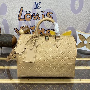 Louis Vuitton Speedy Soft 30 Handbag M11323 Apricot Size 30 x 21 x 17 cm