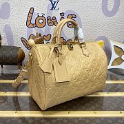 Louis Vuitton Speedy Soft 30 Handbag M11323 Apricot Size 30 x 21 x 17 cm - 6