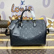 Louis Vuitton Speedy Soft 30 Handbag M47186 Black Size 30 x 21 x 17 cm - 1