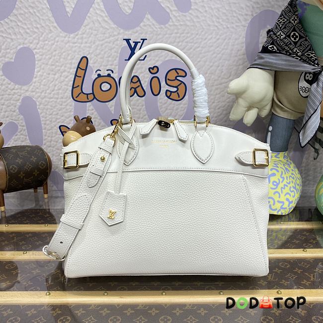 Louis Vuitton Lock It Medium Handbag M23061 White Size 36 x 15 x 29 cm - 1