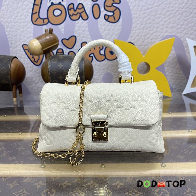 Louis Vuitton Nano Madeleine Bag M12145 Cream White Size 21 x 6 x 12.5 cm - 1