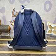 Louis Vuitton Aerogram Backpack M23708 Dark Blue Size 43 x 30 x 14 cm - 3