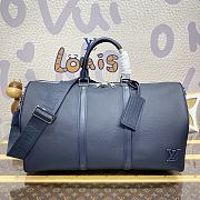 Louis Vuitton Keepall Bandoulière 50 Travel Bag M11693 Dark Blue Size 50 x 29 x 23 cm - 1