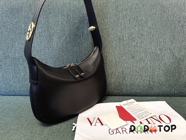 Valentino Hobo Underarm Bag Black Size 24 x 30 x 3 cm - 1