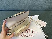 Valentino Bamboo Woven Small Crossbody Bag White Size 21.5 x 10 x 6 cm - 4