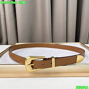 YSL Beige Gold/Silver Belt 2.5 cm  - 1