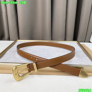 YSL Beige Gold/Silver Belt 2.5 cm  - 3