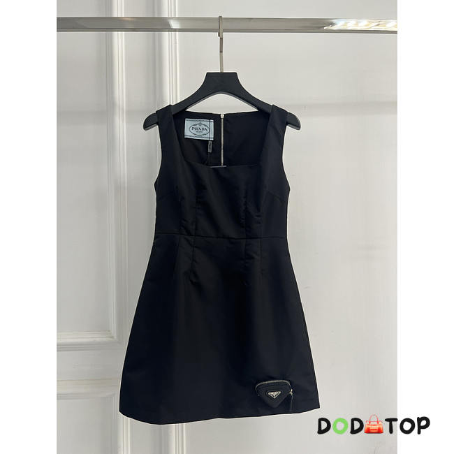 Prada Re-Nylon Mini Dress Black - 1