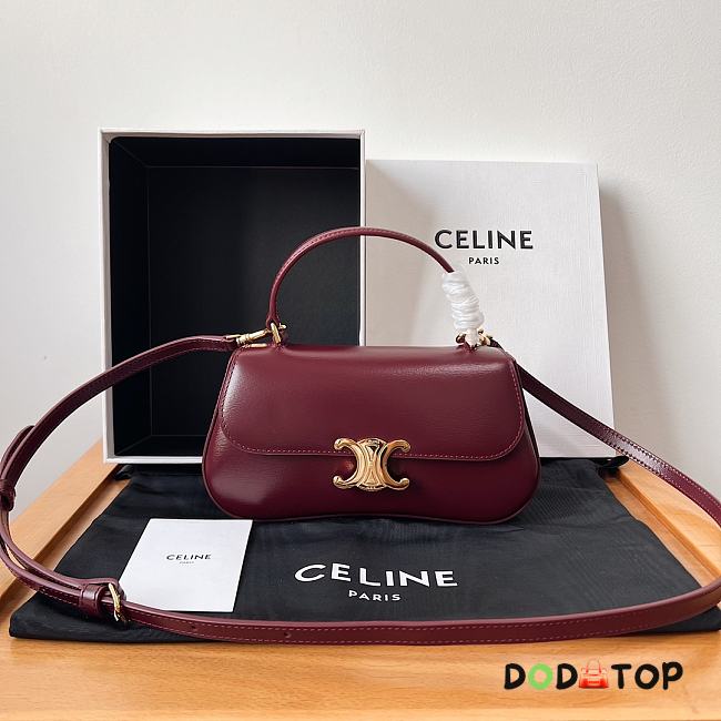 Celine Teen Lola 20 Dark Red Size 20 x 11.5 x 5 cm - 1