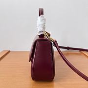 Celine Teen Lola 20 Dark Red Size 20 x 11.5 x 5 cm - 6