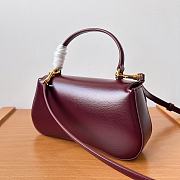 Celine Teen Lola 20 Dark Red Size 20 x 11.5 x 5 cm - 4