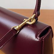 Celine Teen Lola 20 Dark Red Size 20 x 11.5 x 5 cm - 3