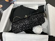 Chanel CF Tweed Sequins Black Size 20 x 15 x 7 cm - 6