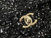 Chanel CF Tweed Sequins Black Size 20 x 15 x 7 cm - 2