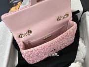 Chanel CF Tweed Sequins Pink Size 20 x 15 x 7 cm - 5