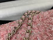 Chanel CF Tweed Sequins Pink Size 20 x 15 x 7 cm - 4