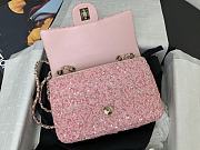 Chanel CF Tweed Sequins Pink Size 20 x 15 x 7 cm - 3