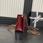 Chanel Red Chain Bag Size 16 × 21 × 7 cm - 6