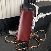 Chanel Red Chain Bag Size 16 × 21 × 7 cm - 3