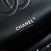 Chanel Woolen CF Flap Black/Blue Size 15.5 x 25.5 x 6.5 cm - 6