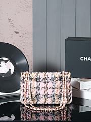 Chanel Woolen CF Flap Pink Size 15.5 x 25.5 x 6.5 cm - 3