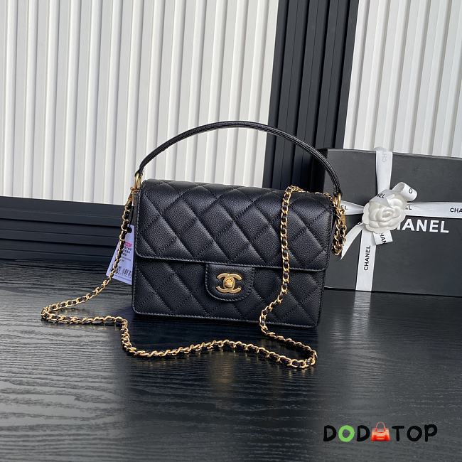 Chanel Classic Flap Bag Black Size 16 × 22 × 5 cm - 1