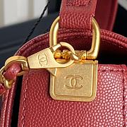 Chanel Classic Flap Bag Red Size 16 × 22 × 5 cm - 6