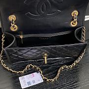 Chanel Tofu Bag Gold Chain Black Size 19.5 × 28 × 7 cm - 6