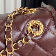 Chanel Tofu Bag Gold Chain Red Size 19.5 × 28 × 7 cm - 3