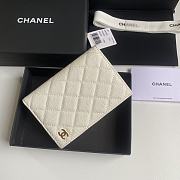 Chanel Classic Passport Holder White Size 14.5 × 10.5 × 2 cm - 1