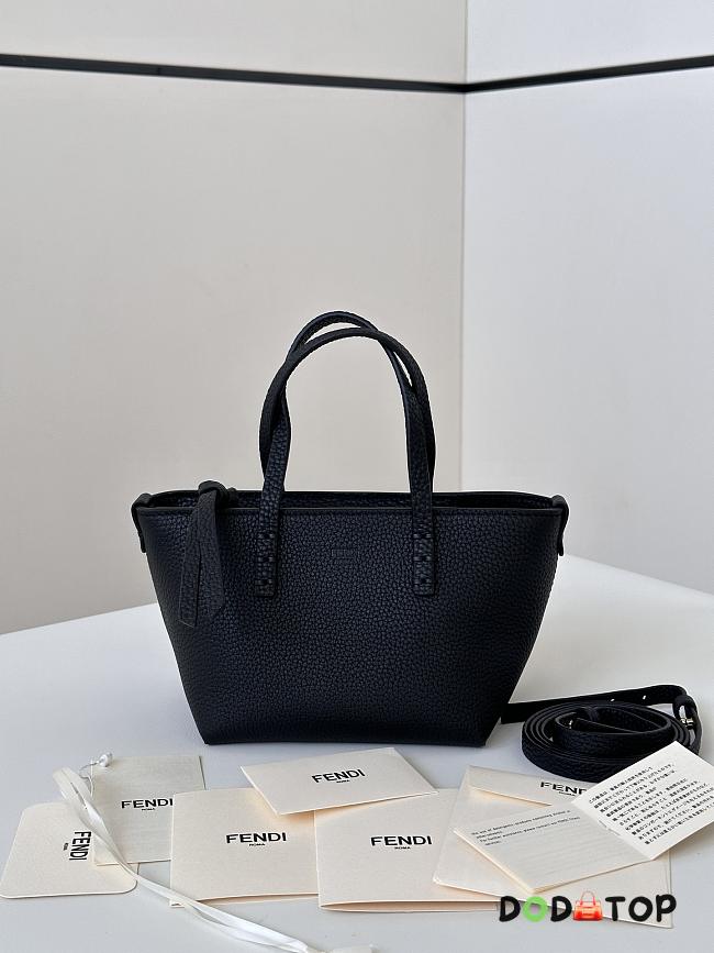 Fendi Tote Black Bag Size 15.5 x 11 x 13 cm - 1