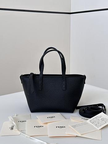 Fendi Tote Black Bag Size 15.5 x 11 x 13 cm