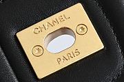 Chanel Tofu Bag Black Gold Hardware Size 19.5 x 28 x 7 cm - 4