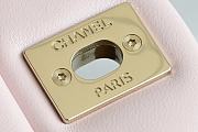 Chanel Flap Caviar Light Pink Bag Gold Hardware Size 15.5 x 25.5 x 6.5 cm - 4