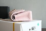 Chanel Flap Caviar Light Pink Bag Gold Hardware Size 15.5 x 25.5 x 6.5 cm - 6