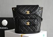 Chanel Vintage Duma Backpack Black Size 21 x 16 x 26 cm - 1